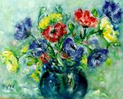 Jarron Con Anemonas - 马里·Fe·罗梅罗·坎波